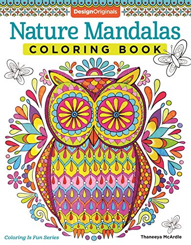 Nature Mandalas Coloring Book book cover