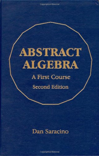 Abstract Algebra: A First Course book cover