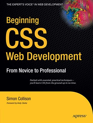 Beginning CSS Web Development: From Novice to Professional book cover
