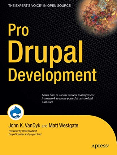 Pro Drupal Development book cover