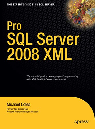 Pro SQL Server 2008 XML book cover