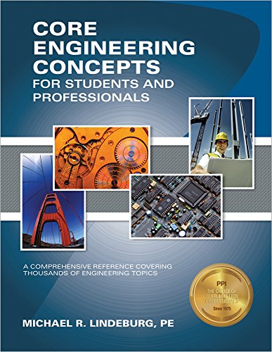 PPI Core Engineering Concepts for Students and Professionals, 1st Edition (Paperback) – A Comprehensive Reference Covering Thousands of Engineering Topics book cover