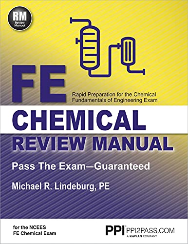 PPI FE Chemical Review Manual, 1st Edition (Paperback) – Comprehensive Review Guide for the NCEES FE Chemical Exam book cover