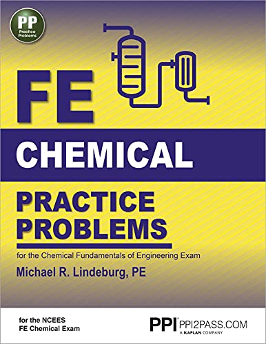 PPI FE Chemical Practice Problems, 1st Edition (Paperback) – Comprehensive Practice for the NCEES FE Chemical Exam book cover