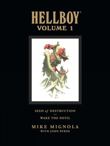 Hellboy, Volume 1: Seed of Destruction and Wake the Devil book cover