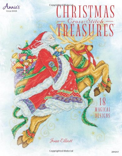 Christmas Cross-Stitch Treasures book cover