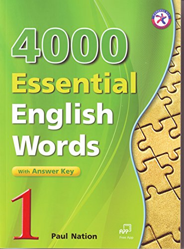 4000 Essential English Words, Book 1 with Answer Key book cover