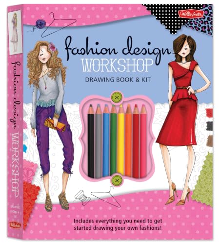 Fashion Design Workshop Drawing Book & Kit: Includes everything you need to get started drawing your own fashions! book cover