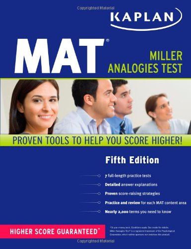 Kaplan MAT book cover