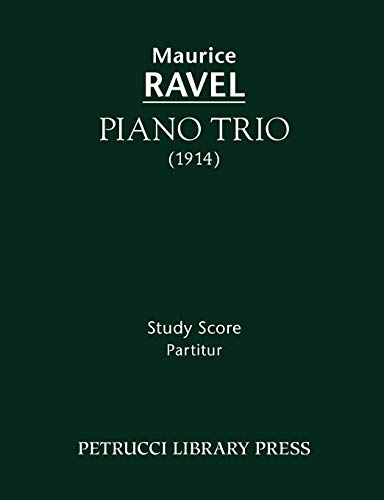 Piano Trio - Study Score book cover