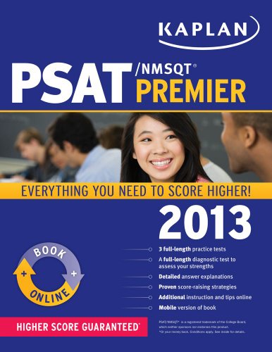 Kaplan PSAT/NMSQT Premier 2013 book cover