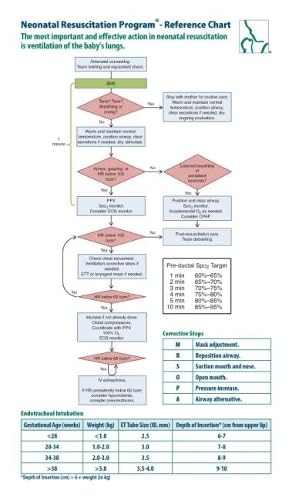 Neonatal Resuscitation Program Reference Chart book cover