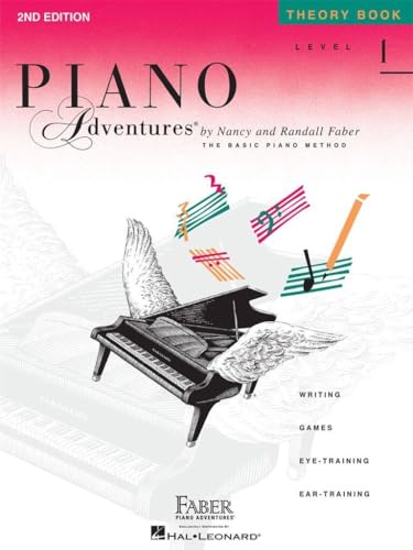 Piano Adventures Theory Book, Level 1 (Faber Piano Adventures) book cover