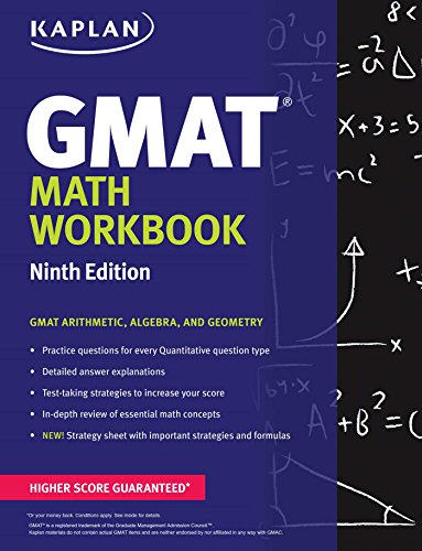 Kaplan GMAT Math Workbook book cover
