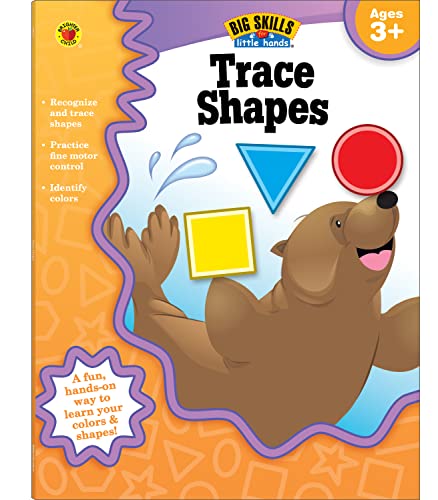 Trace Shapes Workbook, Grades Preschool - K book cover