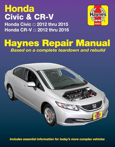 Honda Civic (12-15) & CR-V (12-16): Does not include information specific to CNG or hybrid models book cover