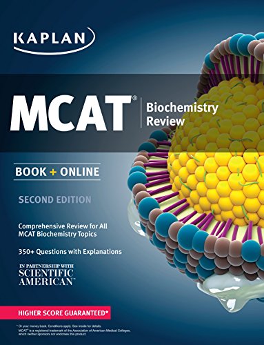Kaplan MCAT Biochemistry Review: Book + Online book cover