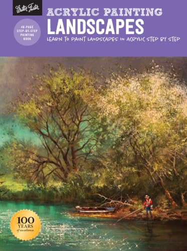 Acrylic Painting: Landscapes: Learn to paint landscapes in acrylic step by step book cover