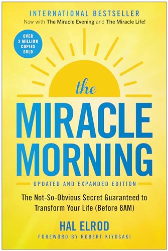 The Miracle Morning by Hal Elrod book cover