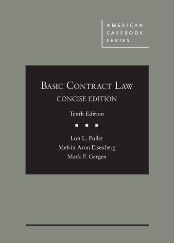 Read Basic Contract Law, Concise Edition (American Casebook Series)