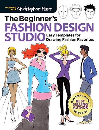 The Beginner's Fashion Design Studio: Easy Templates for Drawing Fashion Favorites book cover