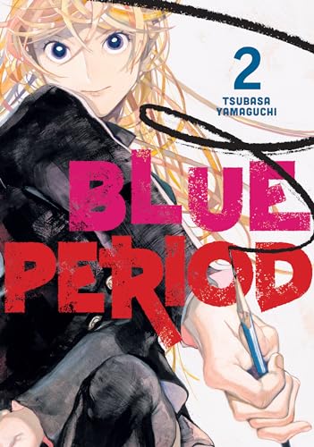 Blue Period Volume 2 cover art showing protagonist Yatora in art class