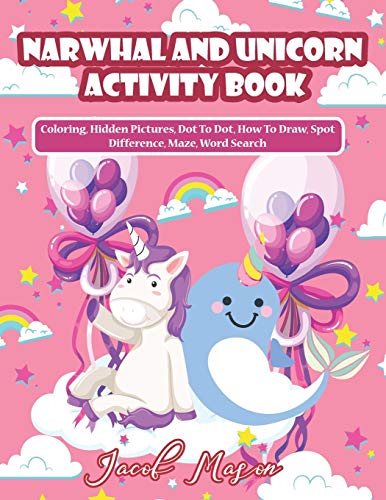 Narwhal And Unicorn Activity Book book cover