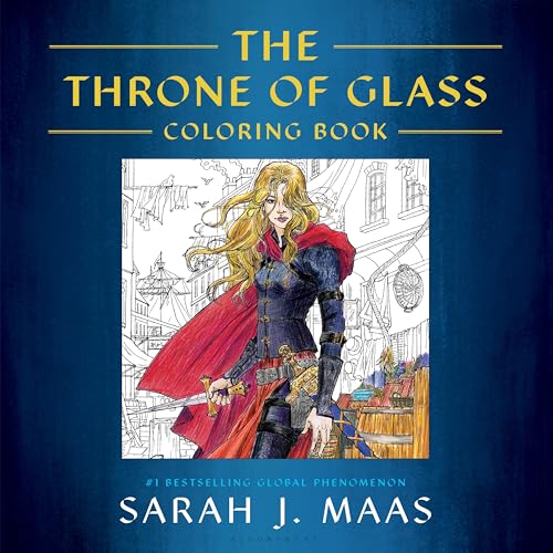 The Throne of Glass Coloring Book book cover