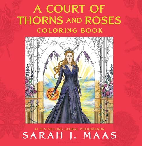 A Court of Thorns and Roses Coloring Book book cover