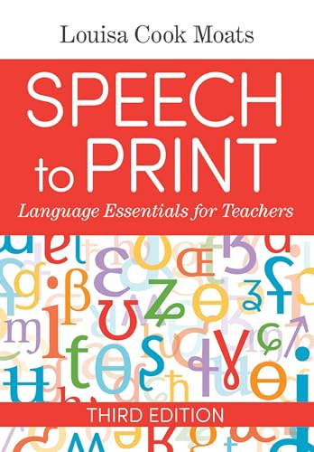Speech to Print: Language Essentials for Teachers book cover