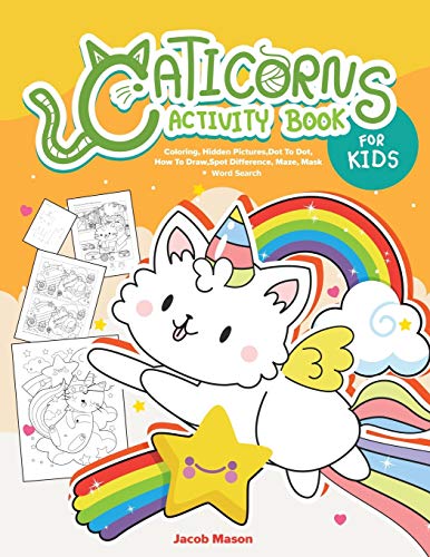 Caticorns Activity Book For Kids book cover