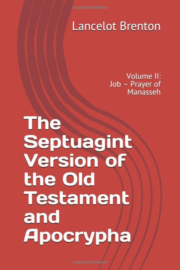 Septuagint with Apocrypha book cover
