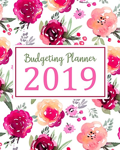 Budgeting Planner 2019: Daily Weekly & Monthly Calendar Expense Tracker Organizer For Budget Planner And Financial Planner Workbook ( Bill Tracker,Expense Tracker,Home Budget book / Extra Large ) | Pink WaterColor Floral Cover book cover