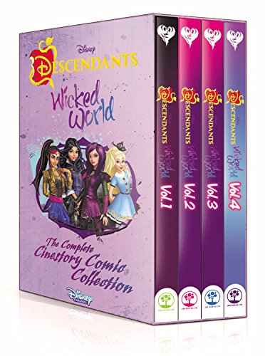 Disney Descendants Wicked World Cinestory Comic Boxed Set book cover