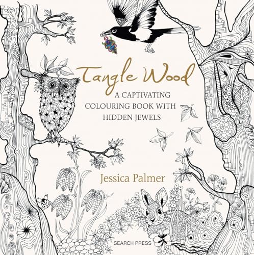 Tangle Wood: A Captivating Colouring Book with Hidden Jewels book cover