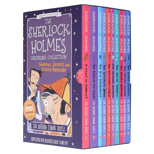 Want to Read Rate this book 1 of 5 stars2 of 5 stars3 of 5 stars4 of 5 stars5 of 5 stars The Sherlock Holmes Children's Collection: Shadows, Secrets and Stolen Treasure (The Sherlock Holmes Children's Collection #1-10) book cover