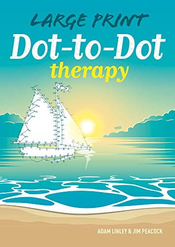 Large Print Dot-To-Dot Therapy book cover