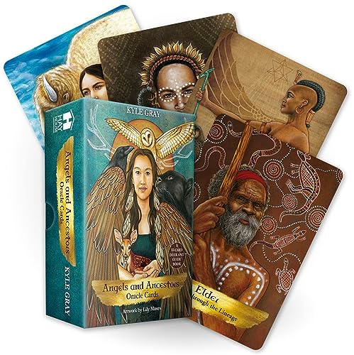 Angels and Ancestors Oracle Cards: A 55-Card Deck and Guidebook book cover