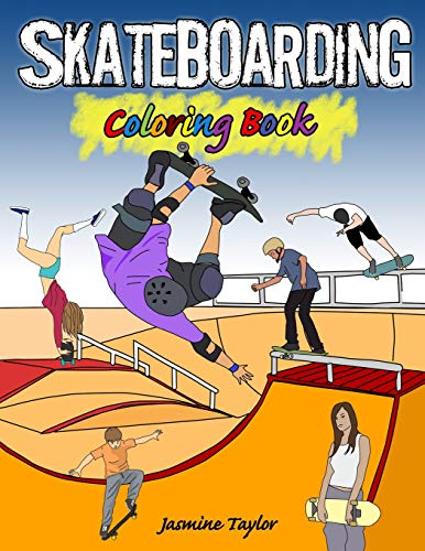 Skateboarding Coloring Book book cover