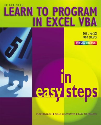 Excel VBA in Easy Steps book cover