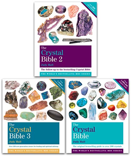 Judy Hall The Crystal Bible Volume 1-3 Books Shrink Wrapped Pack Collection set-Godsfield Bibles book cover