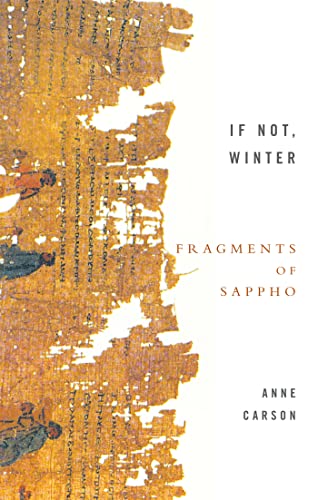 If Not, Winter: Fragments of Sappho book cover