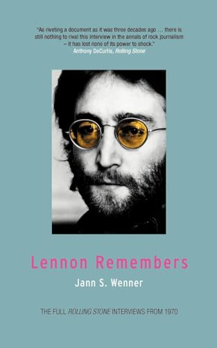 Lennon Remembers: The Full Rolling Stone Interviews from 1970 book cover