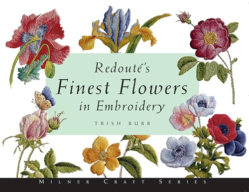 Redouté's Finest Flowers in Embroidery book cover
