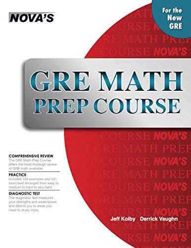 Gre Math Prep Course (Nova's Gre Prep Course) book cover