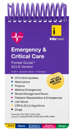 Emergency & Critical Care: Pocket Guide ACLS Version book cover