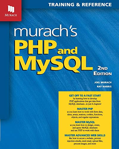 Murach's PHP and MySQL book cover