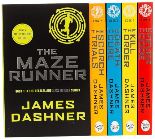 Maze Runner Series James Dashner 5 Books Collection Set Pack book cover