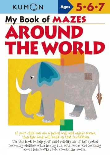 My Book of Mazes Around the World: Ages 5, 6, 7 book cover