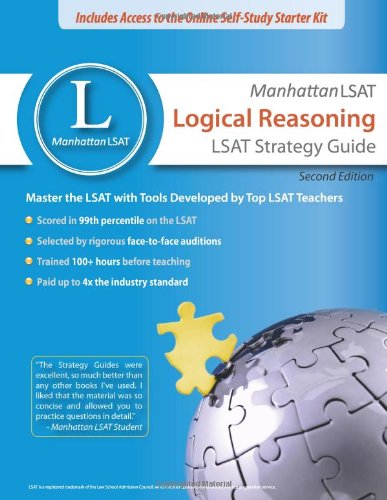 Manhattan LSAT Logical Reasoning Strategy Guide book cover